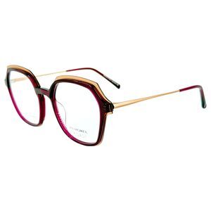 Morel Koali 20087K Womens Plastic Eyeglass Frame PP12 Red Crystal Beige  52-20